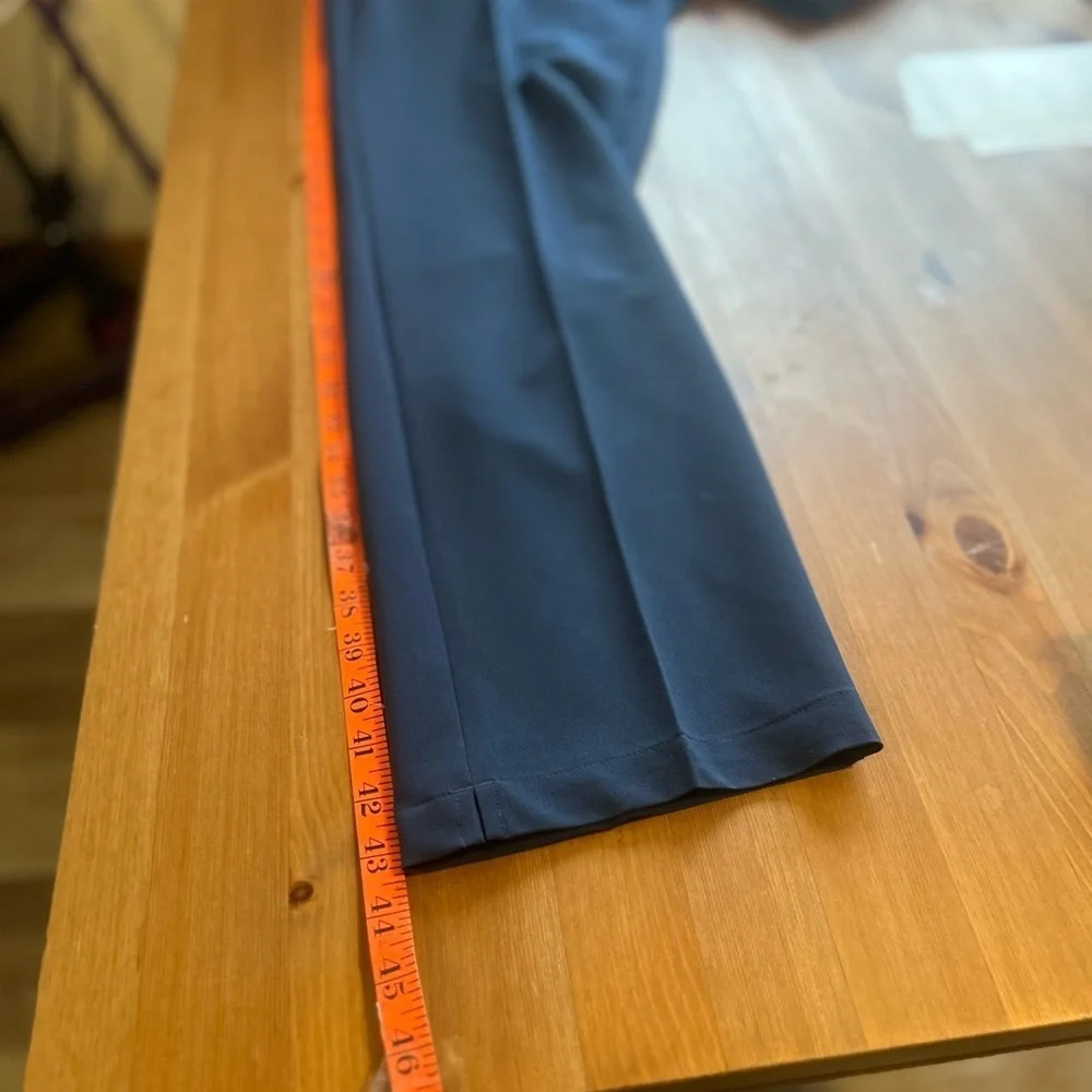 Adidas Golf Pants Blue Performance Lightweight 36X32